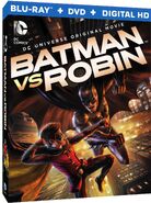 Batman vs Robin Blu-Ray Cover