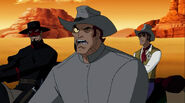 Jonah Hex voiced by Adam Baldwin in the DC Animated Universe.