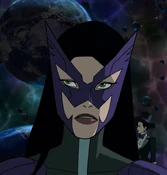 Huntress voiced by Erika Ishii in Justice League: Crisis on Infinite Earths Part One.