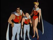 Flying Graysons from the DC Animated Universe.