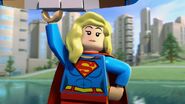 Supergirl voiced by Jessica DiCicco in the LEGO DC Comics Super Heroes film series.