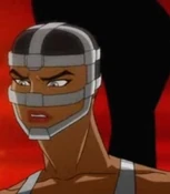 Lashina voiced by Tara Strong in the Superman/Batman film series.