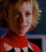 Harley Quinn portrayed by Mia Sara in the Birds of Prey TV series.