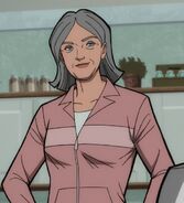 Martha Kent voiced by Bellamy Young in the Tomorrowverse films.