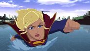 Supergirl voiced by Molly Quinn in Superman: Unbound.