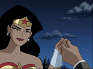 Wonder Woman meets Steve Trevor.