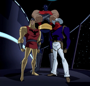 Shining Knight & Vigilante & Atom Smasher JLU 