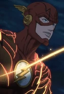 The Flash voiced by Nobuyuki Hiyama in Batman Ninja vs. Yakuza League.