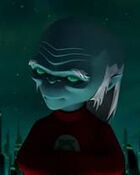 Ganthet voiced by Ian Abercrombie in Green Lantern: The Animated Series.