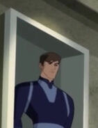 Cosmic Boy from the DC Animated Universe.