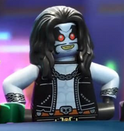 Lobo voiced by Fred Tatasciore in the LEGO DC Comics Super Heroes films.