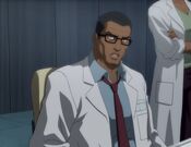 Silas Stone voiced by Rocky Carroll in the DC Animated Film Universe.