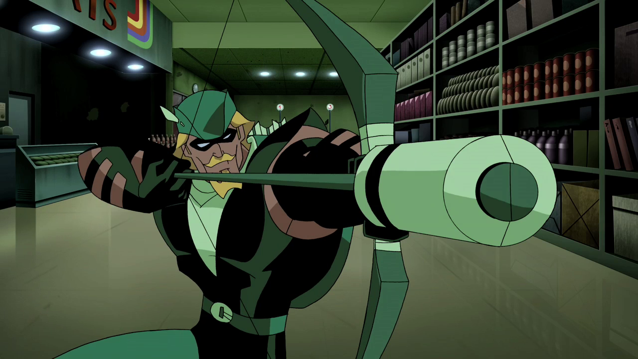 green arrow animated