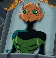 Chameleon Boy voiced by Alexander Polinsky in the Legion of Super Heroes series.