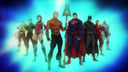 Justice League from the DC Animated Film Universe.