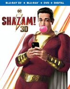 SHAZAM! 3D Blu Ray