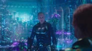Orm decides to arrest Arthur and return Mera at Nereus' request