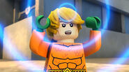 Aquaman voiced by Dee Bradley Baker in the LEGO DC Comics Super Heroes films.