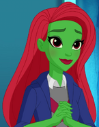 Miss Martian voiced by Cristina Pucelli in DC Super Hero Girls.