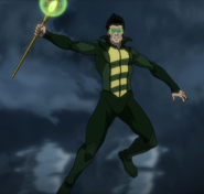 Weather Wizard voiced by Rick D. Wasserman in the DC Animated Film Universe.
