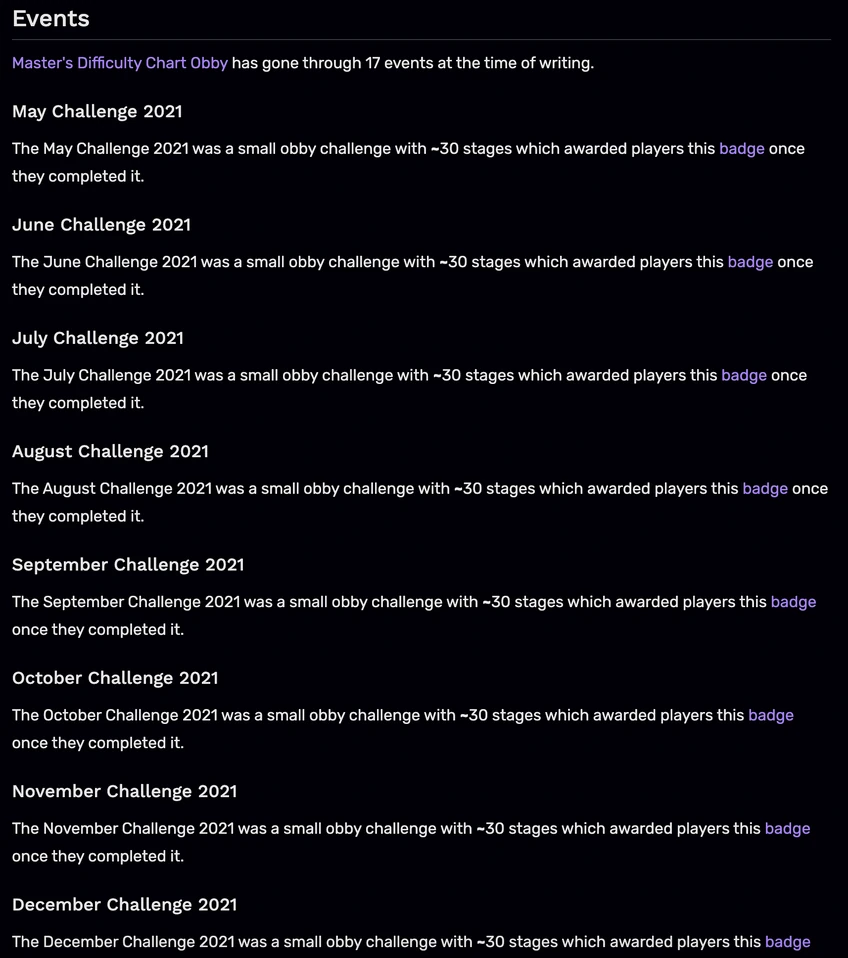 On Making Difficulty Chart Obby Articles Roblox Difficulty Chart Obby