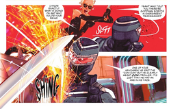 Vigilante fights against Donna Omicidio