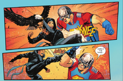 Peacemaker fights against an assassin