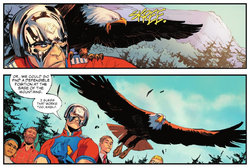 Eagly marks a path to hide from the League of Assassins
