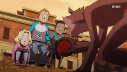 Weasel discovered by kids