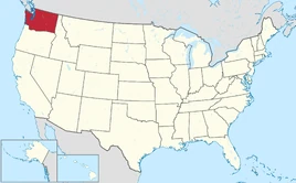 Map of Washington