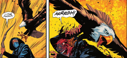 Eagly rips off an assassin's face