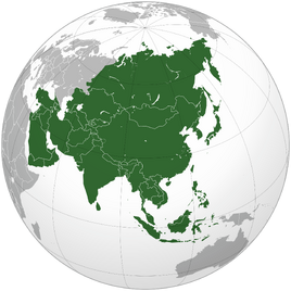 Map of Asia