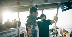 Happersen is pushed by 