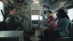 Chase overhears Adebayo and Smith arguing