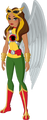 Setembro Pelo seu trabalho como monitora de corredores, ajudando a paz e a justiça, sendo uma amiga incrível, Hawkgirl é, a heroína do mês de Setembro.