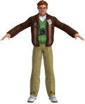 Jimmys Charaktermodell für das MMORPG