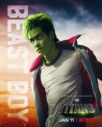 Titans S1 Beast Boy Netflix Poster