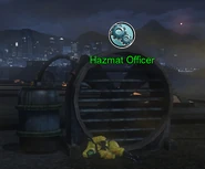 Hazmat Officer and Fogger