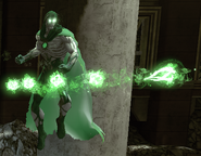 The Spectre unleashes a barrage of blasts.