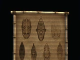 Bamboo-Framed Tiki Art
