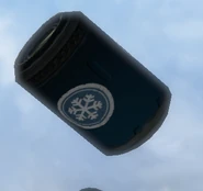 A glitch allowing barrels to float.