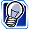 BI Light Bulb Blue