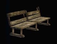 Long Worn Bench