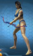 A player wielding a Stagg Industries Proto-Line Bow.