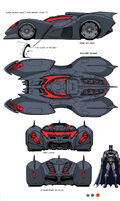 Batmobile design by chuckdee