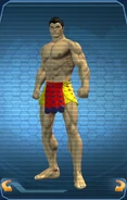 Male Player equipped with the Tundralord's Kilt