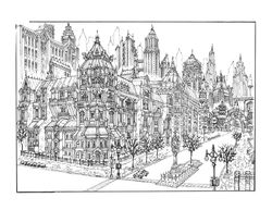 Concept by Oliver Nome. Ultimately, it went mostly unused in favor a simpler, sleeker aesthetic. Possibly due to graphical restrictions at the time.