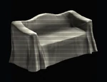 Cloth-Draped Couch