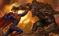 SupesvsDoomsdayConcept.jpg (25 KB) Concept of Superman fighting Doomsday