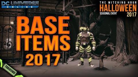 DCUO Halloween Event 2017 Base Items